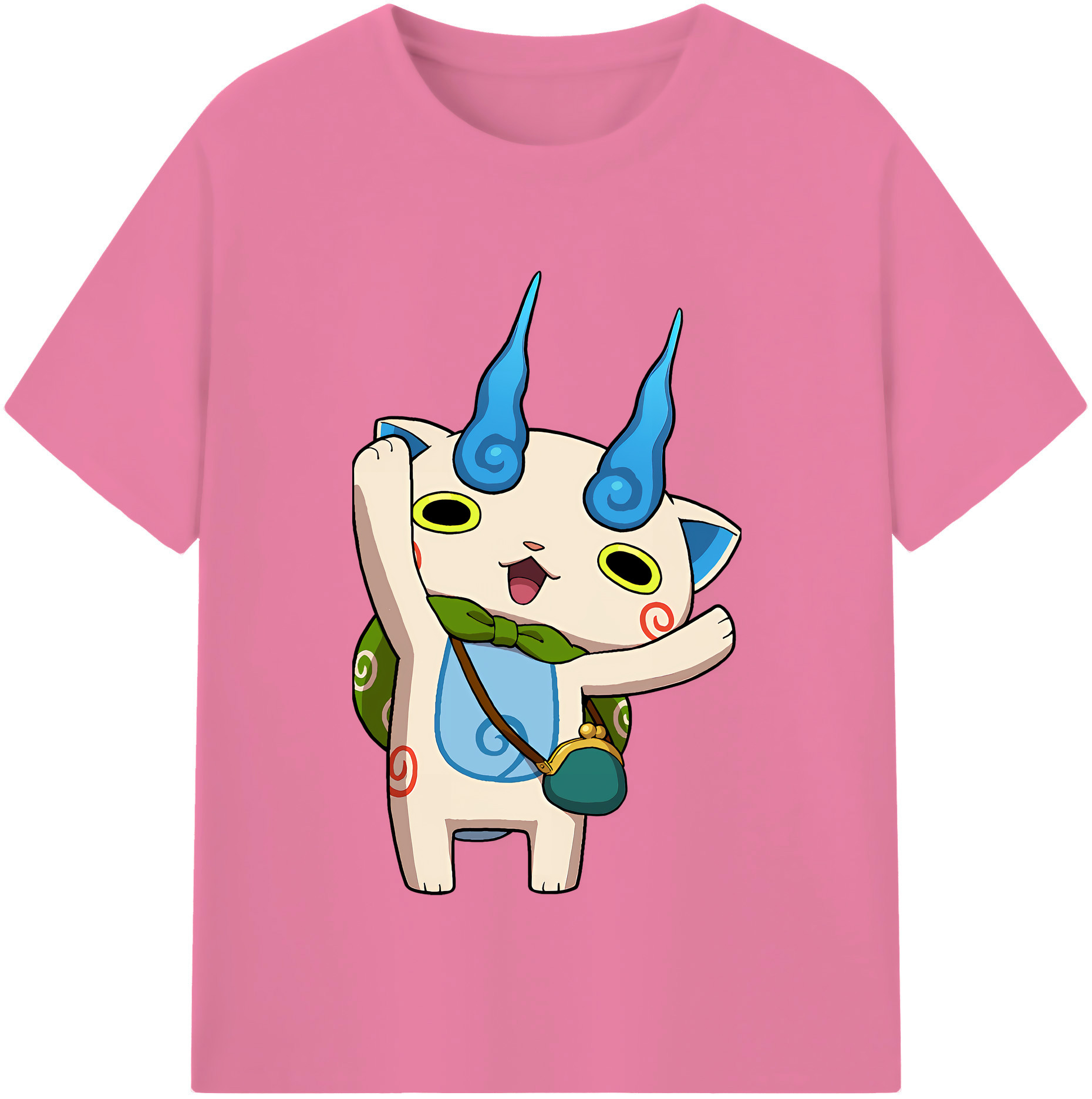 （画像用） 妖怪ウォッチ Yo-kai Watch 綿100％半袖Tシャツ（フロントプリント）